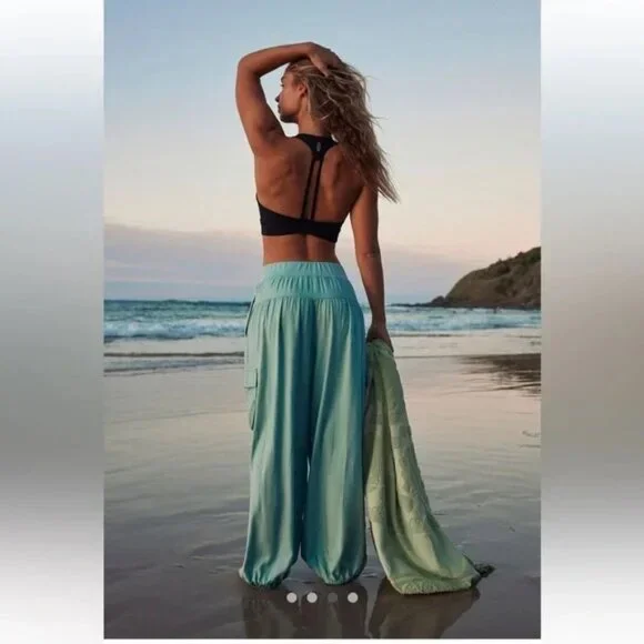 NWT Free People Final Stretch pants size- LARGE - Picture 3 of 6